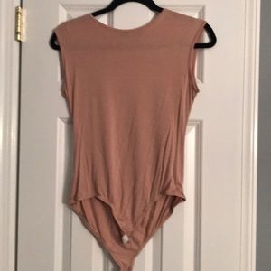 Sleeveless Pink Bodysuit